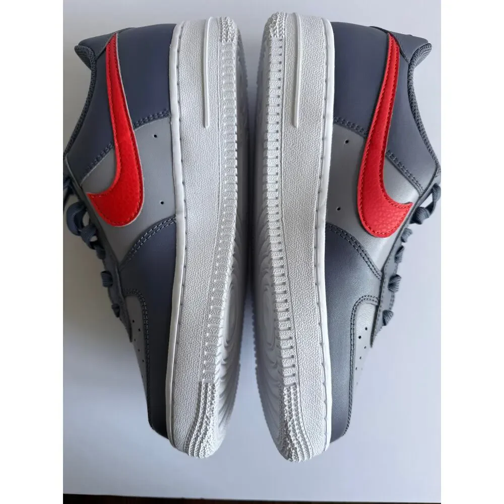 Nike Air Force 1 Cement Grey Team Orange Boys 6Y NIB